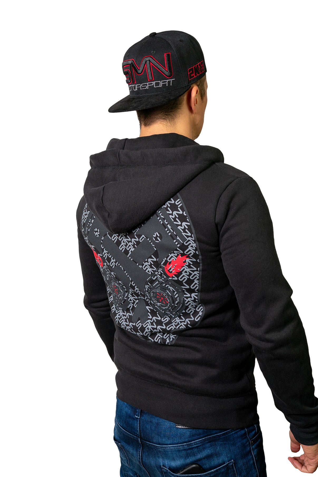 SMN SKULL BLACK Zipper
