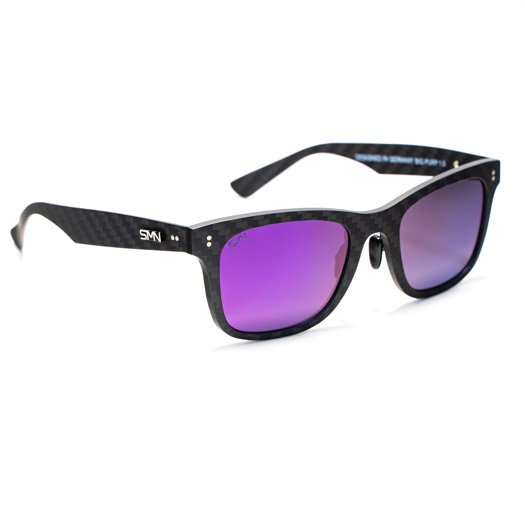 SMN FULL CARBON Sonnenbrille Big Purp 1.0