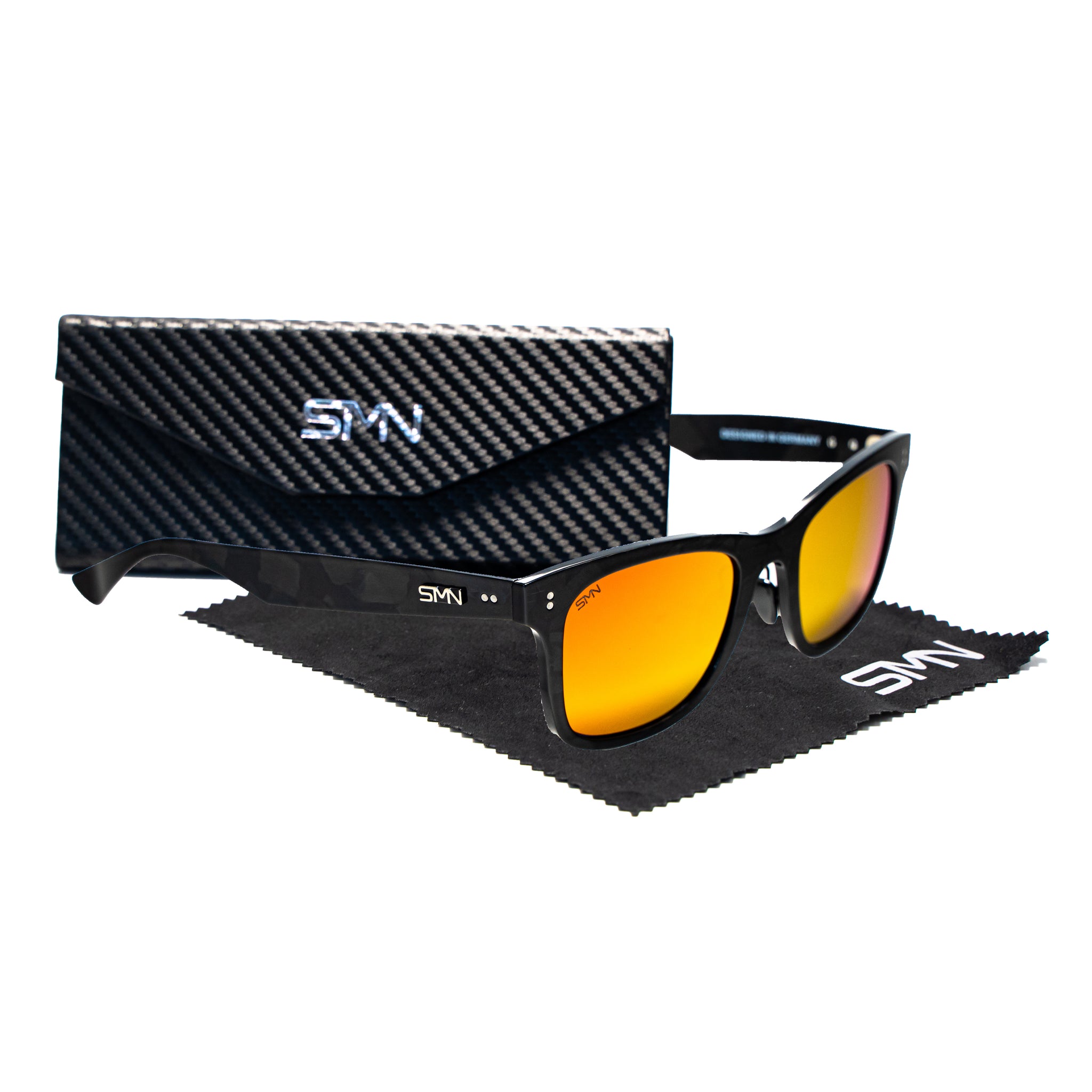 SMN FULL CARBON Sonnenbrille DXB Forged Red