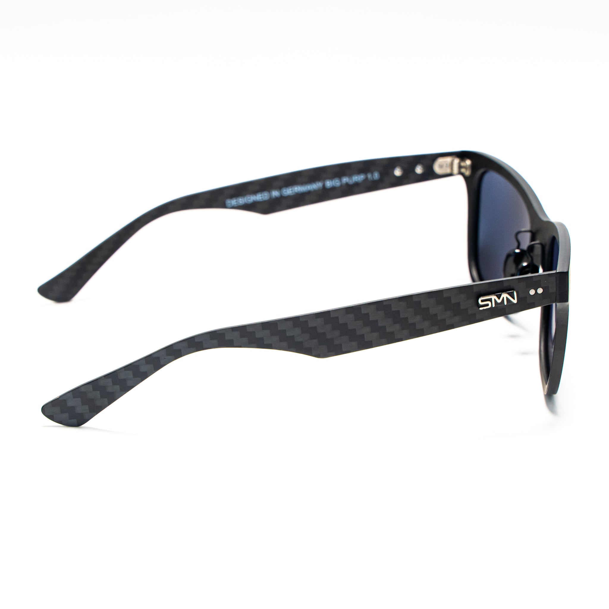 SMN FULL CARBON Sonnenbrille Big Purp 1.0