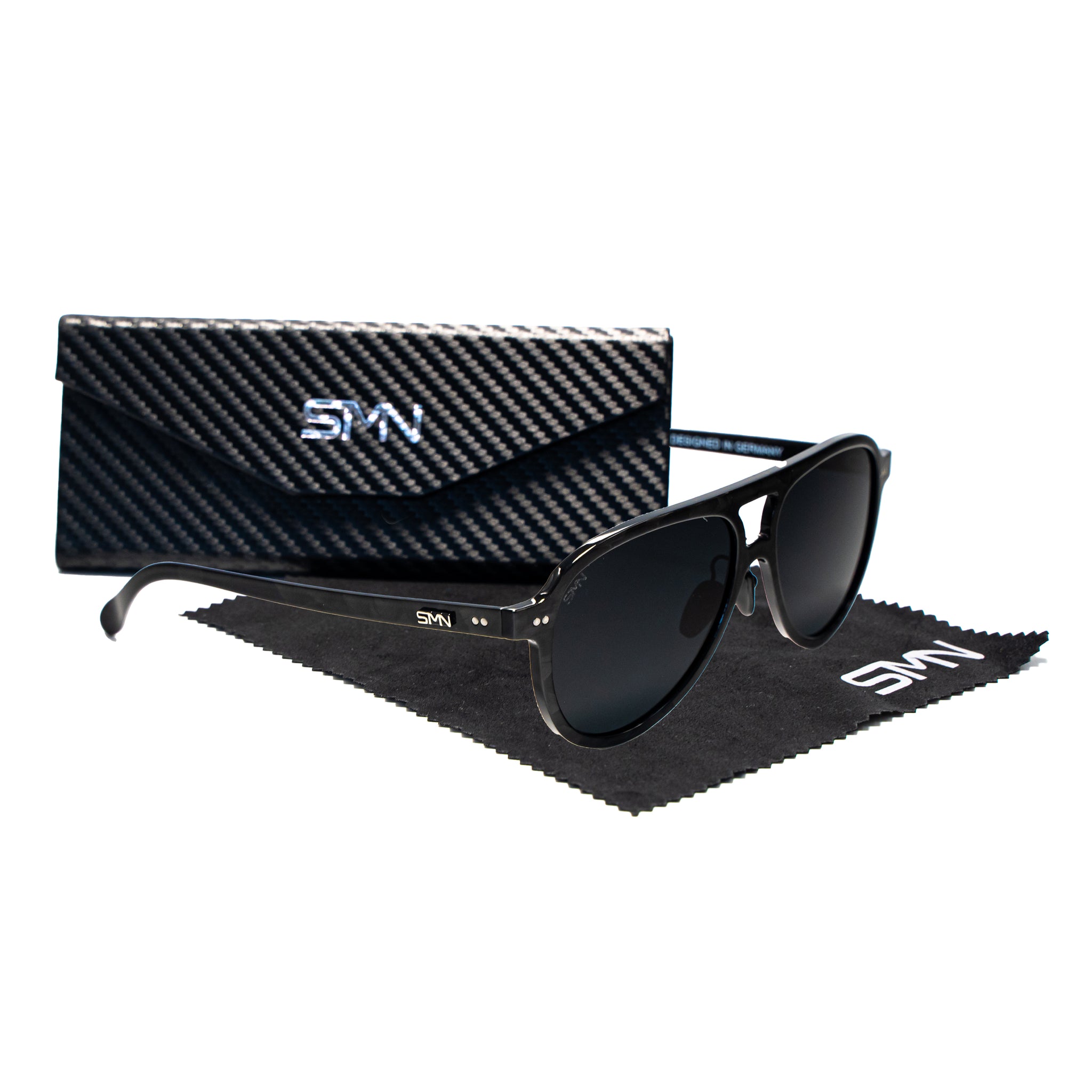 SMN FULL CARBON Sonnenbrille Maverick Black